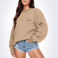 thumbnail image 2 of VBARHMQRT Brown Sweatshirt Embroidered 2025 Senior Shirt Custom for Seniors Graduation, 2 of 5