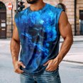 thumbnail image 4 of Yopmin Gothic Tank Tops Men Crew Neck Skull Fashion Workout Tank Tops Gothic Sleeveless Shirts for Sports Workout, 4 of 6