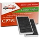 thumbnail image 1 of Epauto Cp791 (Cf8791A) Filtro De Aire De Cabina De Repuesto Para Chevy Silverado Suburban Tahoe Avalanche Gmc Sierra Yukon Cadillac Escalade – Compatible Con Modelos Gm Seleccionados 2000-2002, 1 of 3