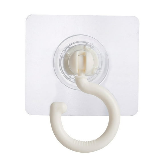 Heavy Duty Adhesive Ceiling Hooks No Trace White Command Hooks for Walls and Ceiling Indoor Outdoor Hanging 1PC