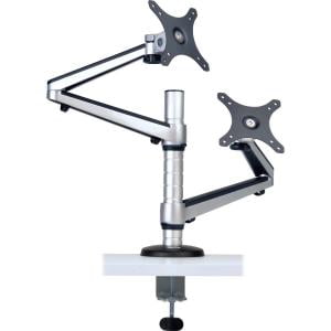 Full Flex Arm System Tripp Lite Dual Display Desk Mount Monitor Arm Swivel to 27