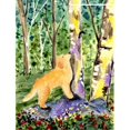 thumbnail image 1 of Carolines Treasures SS8887CHF 28 x 40 In. Golden Retriever Flag Canvas- House Size, 1 of 4
