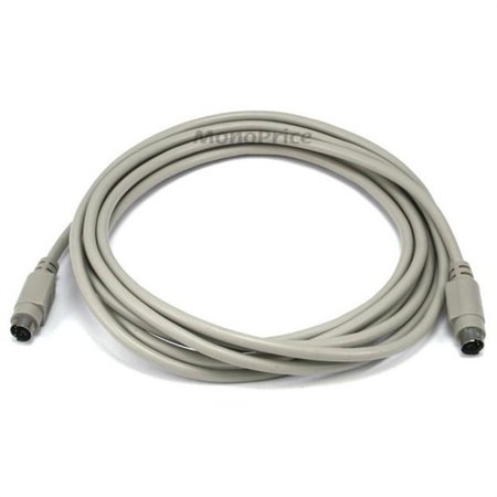 UPC: 0844660000945 | Monoprice PS/2 MDIN-6 Male to Male Cable – 10 Feet – Used as PS/2 Keyboard/Mouse Connector