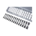thumbnail image 2 of SmartBy 240Pcs/Set DIY Acrylic Fake Nails Double-sided Frosted Pre-Shape Square Long Nail Extensions Tips Home Salon Women Girls Full Cover Press on Nails Kit, 2 of 7