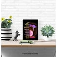 thumbnail image 5 of AVOI Black African American Girl Wall Art & Decor-Black Art-Positive Affirmations-Christian Bible Verses-Inspirational Positive Quotes-Pink Little Girls Bedroom Decor Unframe: 24x20inch(60x50cm), 5 of 5