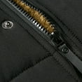 thumbnail image 5 of Jackets for Men,Mens Winter Coats Solid Casual Mid Length Thickening Keep Warm Zipper Pocket Jacket Coats Warm Ski Windbreaker Outerwear, 5 of 7