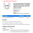 thumbnail image 2 of Front Control Arm Ball Joint Tie Rod and Sway Bar Link Kit 8 Piece - Compatible with 2012 - 2014 Mercedes-Benz E550 4Matic AWD Sedan 2013, 2 of 2