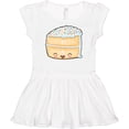 thumbnail image 3 of Inktastic Cute Smiling Cake with Confetti Sprinkles Girls Baby Dress, 3 of 5