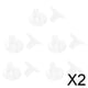 thumbnail image 1 of 2x 5 Pares de Almohadillas Protectoras para Los Dedos de Los Pies de Gel de Silicona Fernando, 1 of 8