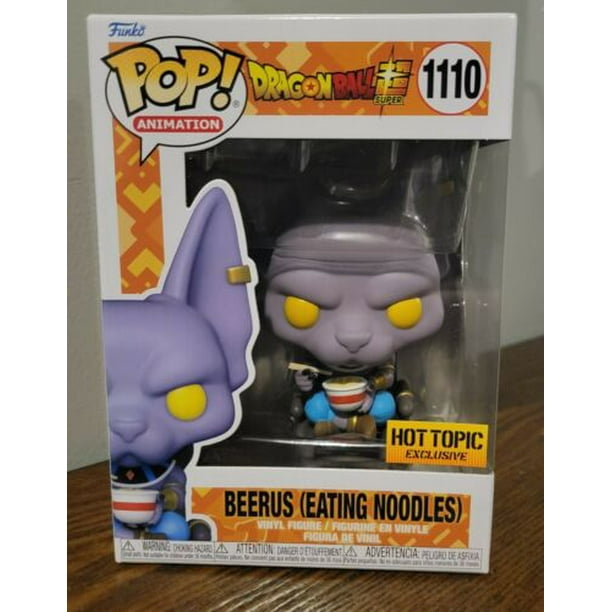 Funko Pop! DragonBall Z Beerus (Eating Noodles) Hot Topic Exclusive
