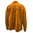 thumbnail image 4 of Babysbule Womens Cardigans Ladies Corduroy Buttoned Cardigan Long Sleeve Lapel Loose Padded Shirt Top Women's Top Blouse, 4 of 6