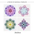thumbnail image 4 of 60Pcs Mandala Dotting Tools Graffiti Art Painting Kit Rock Dot Paint Stencils Tool Set Craft Supplies Kits with Tray Brush for Mandala Drawing Home Painter, 4 of 8