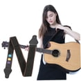 thumbnail image 6 of OFFIGAM Adjustable Black Guitar Strap Nylon Material for Acoustic and Bass Guitar, 6 of 8