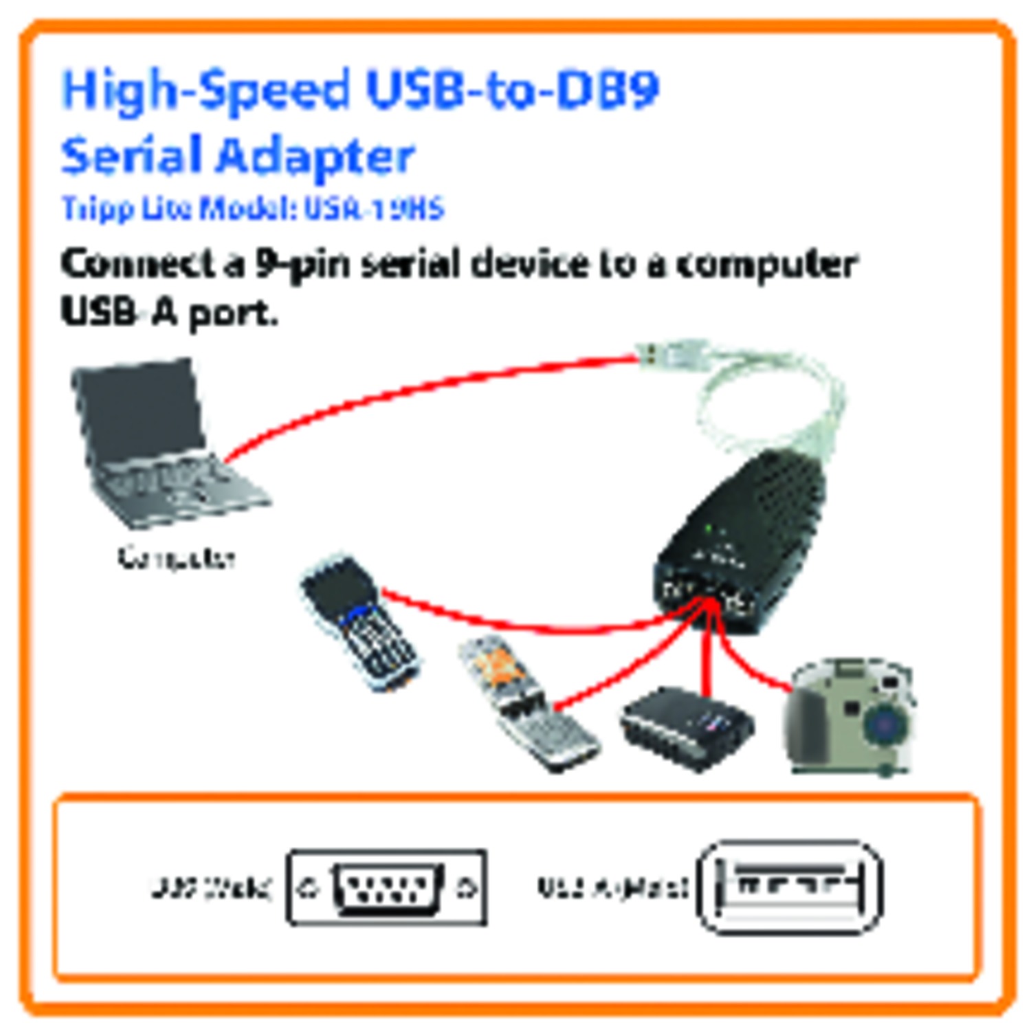 Tripp Lite Keyspan High Speed USB to Serial Adapter USA-19HS - image 2 of 4