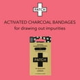 thumbnail image 4 of PATCH Bamboo Bandages with Charcoal, On-the-Go Pack - Black, 3/4 in x 3 in, 4 Count, 50 Packs, 200 Total, 4 of 5
