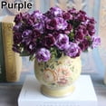 thumbnail image 7 of Travelwant 4Bundles Rose Spring Summer Artificial Flowers Bouquets Bundles Fake Rose Flowers for Home Decor Bridal Wedding Bouquet Silk Flowers Fake Flowers, 7 of 7