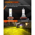 thumbnail image 3 of Bombillas LED antiniebla SEALIGHT H11/H8/H16 3000 K amarillo ámbar, 3 of 7