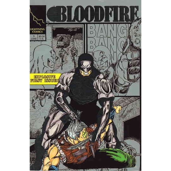 Bloodfire #1 Platinum Variant VF ; Lightning Comic Book
