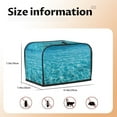 thumbnail image 5 of Fotbe Crystal Clear Ocean Waves for Two Slice Toaster Cover, Fingerprint Protector, Super Soft Appliance Cover And Dust Cover,Bread Dust Cover & Fingerprint Protection, 5 of 7