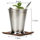 thumbnail image 3 of Taza de Acero Inoxidable Moscú Mula Utensilio ebida Viaje de Color Plata Sunnimix Taza de mula de Moscú, 3 of 8