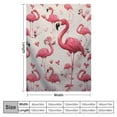 thumbnail image 4 of ARISTURING Flamingo Blanket Flamingo Gifts for Girls Women Flamingo Lovers Pink Flamingo Throw Blanket for Kids Adults Soft Warm Cozy Blanket for Couch Sofa ​Bed, 4 of 6