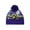 Los Angeles - Royal, variant on Top Headwear Sublimation Cuffed Beanie - Los Angeles - Short - Black