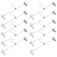 thumbnail image 1 of Perchas para Pantalones, Falda con Clips Que Ahorran Espacio, Ajustables Ropa, Paquete de 10, 1 of 11