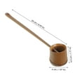thumbnail image 6 of MRLESS Bamboo Water Scoop Wine Dipper Beer Pouring Ladle Water Scoop Garden Watering Spoon, 6 of 9