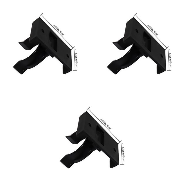 tamizeot 10 Pieces Adjustable Cabinet Leg Clips Detachable Practical Plinth Brackets Cupboard Clamp Fastener Kick Plate Buckle 3Set