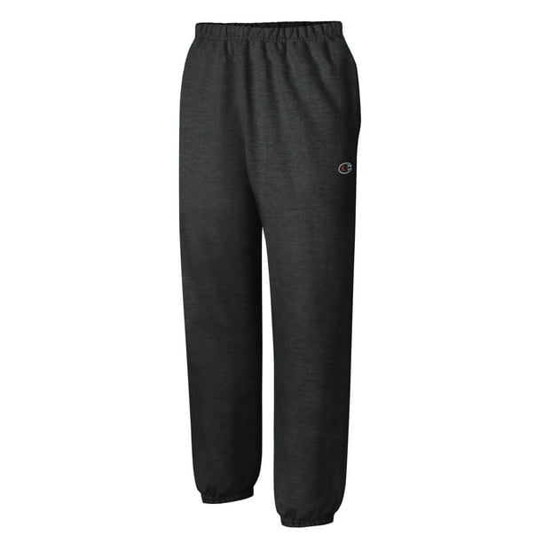 champion reverse weave black jogger sweatpants