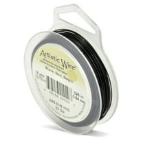 Artistic Wire Jewelry Wire Spools 22 Gauge (15 Yards) Black