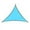 Sky Blue, variant on COM1950s Sun Shade Sail Triangle 20 FT - Waterproof Outdoor Canopy for Garden, Patio & Party, 98% UV Block with Installation Accessories