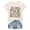 Beige, variant on Bibifish Womens Tee Tops Leisure Floral Printed Relaxed Fit Soft Airy Crew Neck Short Sleeve Daily Dating Fashionable Summer T Shirts