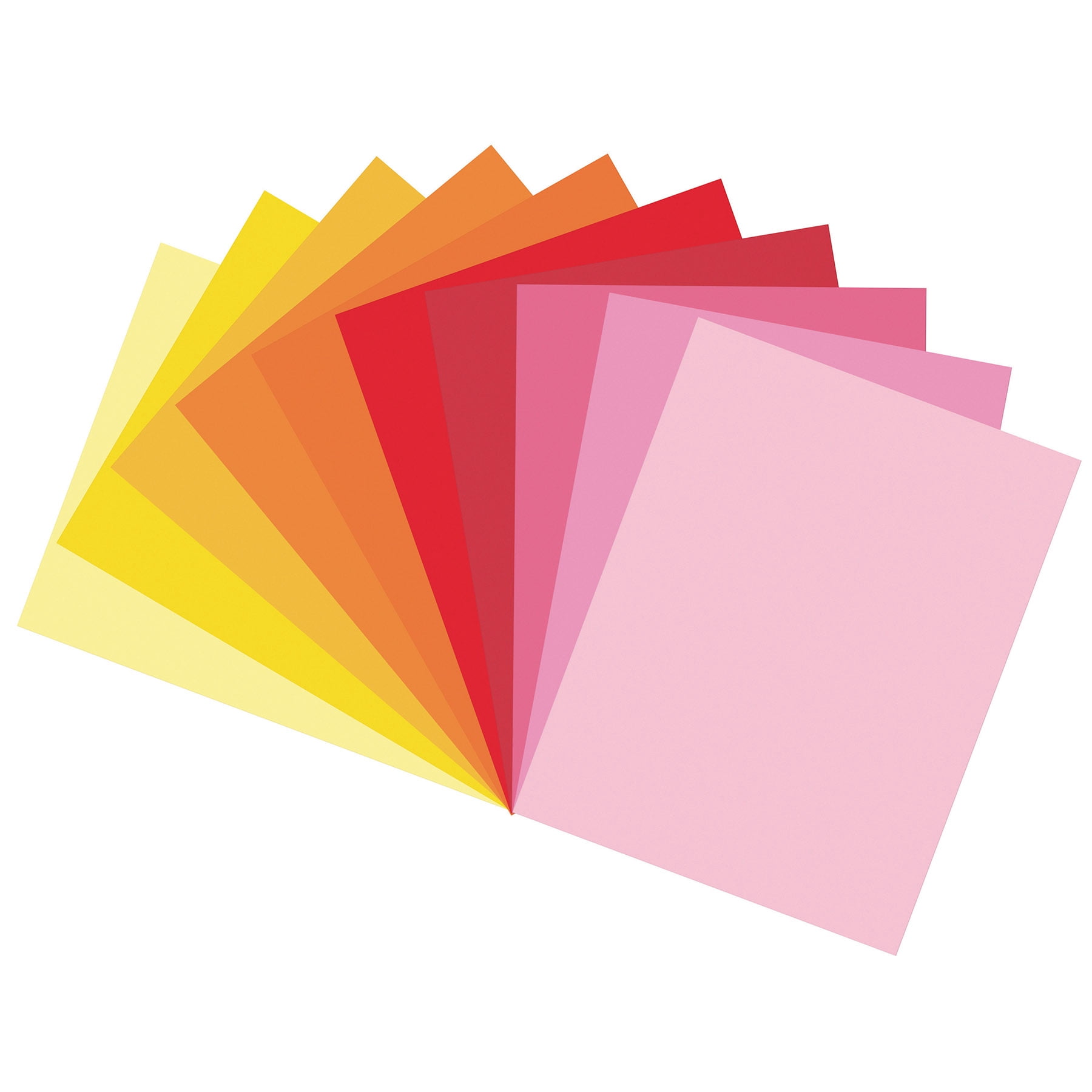 Tru-Ray Construction Paper, Heavyweight, Warm Assorted, 9" x 12", 150 Sheets Per Pack, 5 Packs