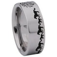 thumbnail image 3 of Horse Tungsten Carbide Ring, 3 of 6