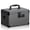 Black-Medium-12inch, variant on Lock Box With Code Medication Removable Tray Portablefor Home&travel 10 * 6.9 6.9 Inch (black)