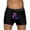 Purple, variant on Mens Valentines Day Boxer Briefs Underwear Printed Red Bubble Love Rose Shorts Mid Waist Soft Underpants Red L