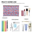 thumbnail image 4 of Susaid Sea Stars Print Makeup Mini Bags for Women Multi Color Cosmetics Bag Travel Toiletry Bag Pencil Pouch Blank Makeup Bags with Zipper, 4 of 7