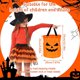 thumbnail image 2 of Bolsas De Caramelos De Halloween Con Luz Led. Cubo De Caramelos De Halloween Con Forma De Calabaza. Bolsas De Caramelos Con Luz. Cubo Reutilizable Multiusos Para Niños. Artículos De Halloween., 2 of 6