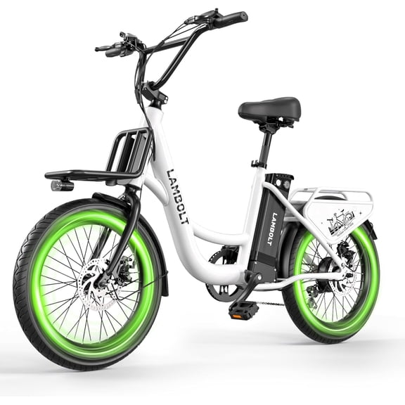 Electric Bike for Adults 1000W Peak Motor Ebike with 48V15Ah Removable Battery 20" x 3.0 Fat Tire Step-Thru 7-Speed Commuter Electric Bicycle Up to 24 MPH 70 Miles Range UL 2849 Certified
