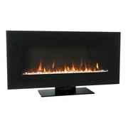 EdenBranch 42” Wall Mounted or Freestanding Electric Fireplace w/Bluetooth Speaker