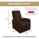 thumbnail image 2 of Xiao Hua 1 juego de funda impermeable para sofá reclinable pequeño, diseño elástico, adecuada para sillones perezosos, con bolsa de almacenamiento, asiento individual, 2 of 4