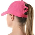 thumbnail image 2 of Ponytail Baseball Cap for Women Mesh Quick Dry Baseball Hat with Ponytail Hole, 2 of 7