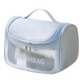 thumbnail image 1 of Light Transparent Makeup Bag Sundries Hand Held Cosmetics Daily Necessities Portable Travel Storage Bag, 1 of 2