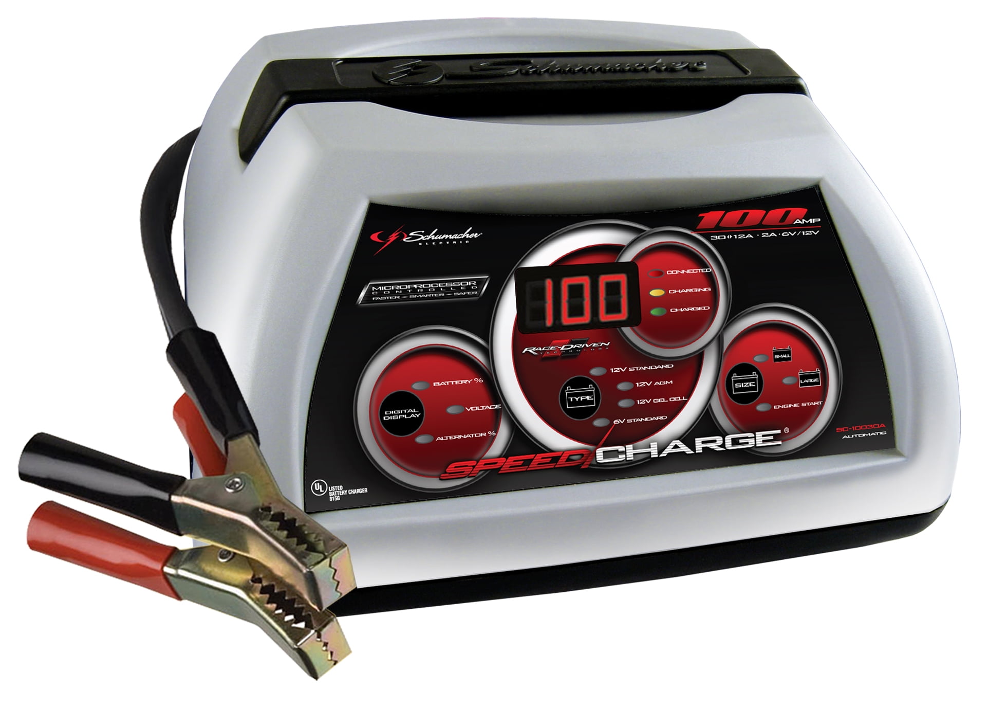 Schumacher 100A 6/12V Fully Automatic Charger with Engine Start -  