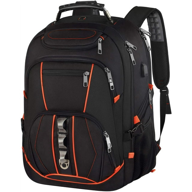 Mochila de viaje para portátil JCDOBEST extra grande de 18.4 pulgadas