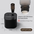 thumbnail image 5 of NestE Scent Diffuser Waterless Essential Oil Diffusers with 3 Mist Modes,Cycle Start,Cordless Aroma Air Machine for 200 sq.ft Home/Office/Bedroom,Ultra Quiet,Includes 10ml Oil,Black, 5 of 14