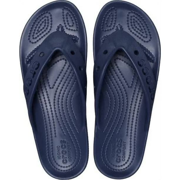 Crocs Unisex Adult Baya Ii Flip Flops Navy 8 Women 6 Men