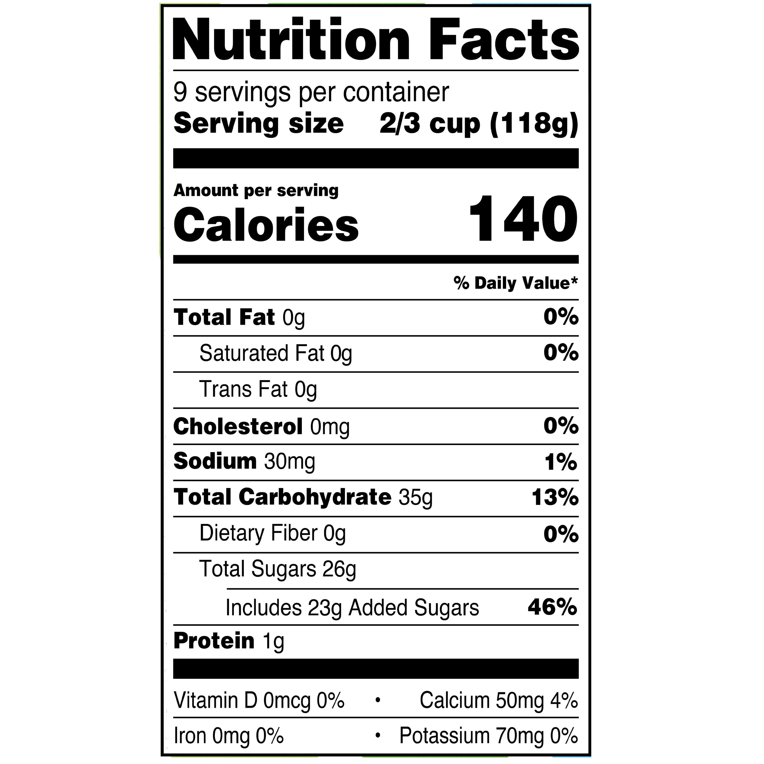 Great Value Fat Free Lime Sherbet, 48 fl oz (Frozen)