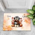 thumbnail image 4 of Hello Fall Havanese Scarf Welcome Autumn with Leaves Pumpkins Doormat Havanese Dog Lover Gifts Idea Indoor Outdoor Welcome Mat - 00011, 4 of 5